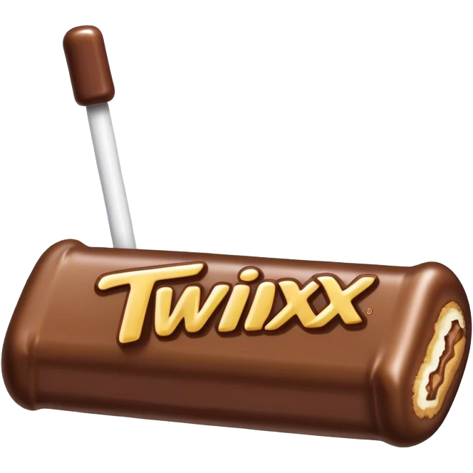 Twix candy emoji