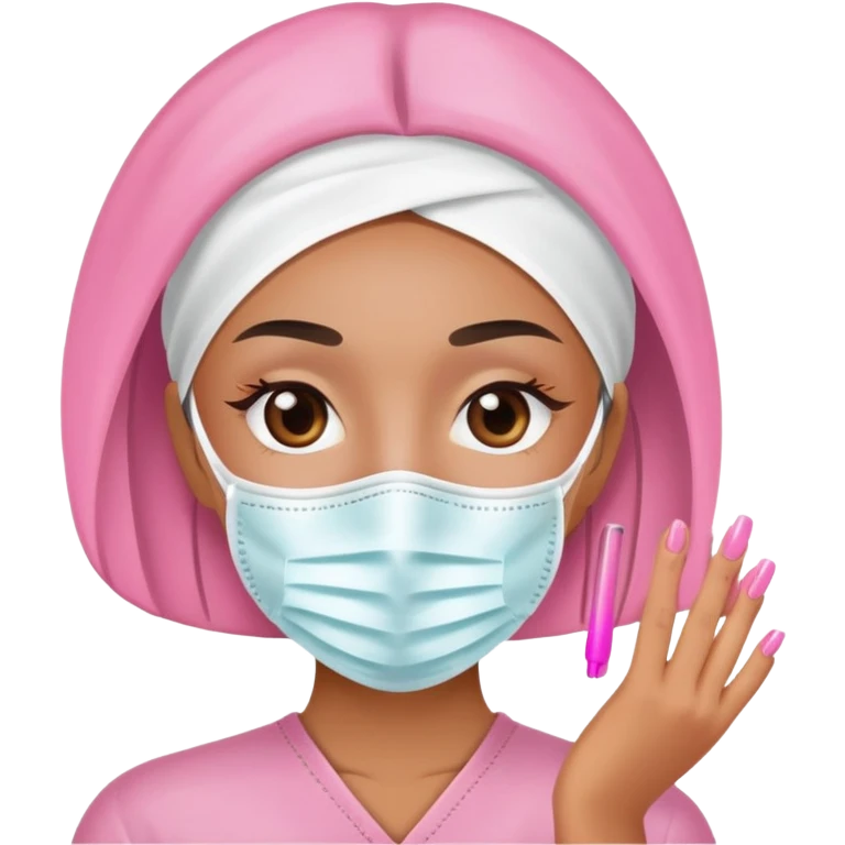 Pink Nail Tech emoji