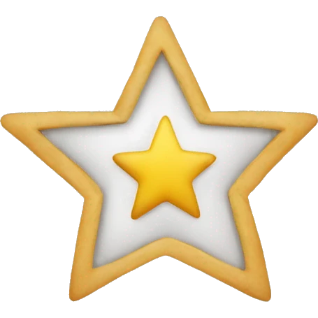 estrella a la mitad emoji