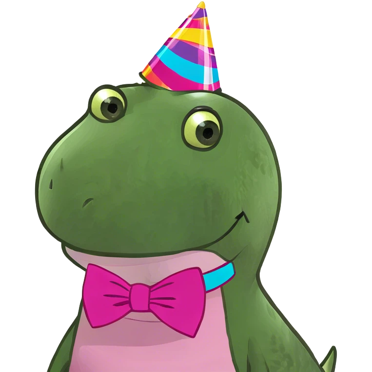 Pink dinosaur  emoji
