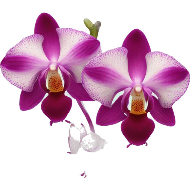 Twin orchids emoji