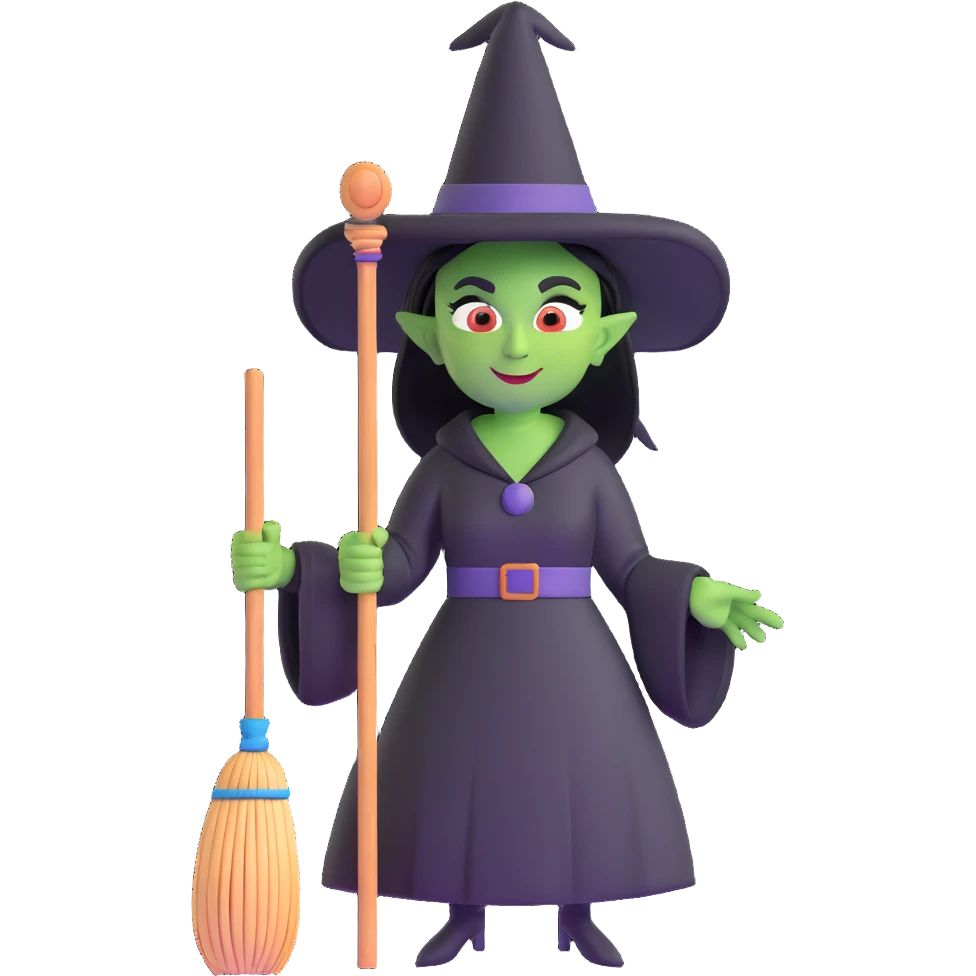 wicked witch emoji
