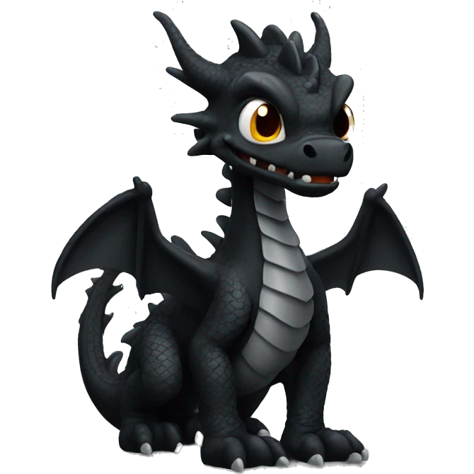 Black dragon emoji