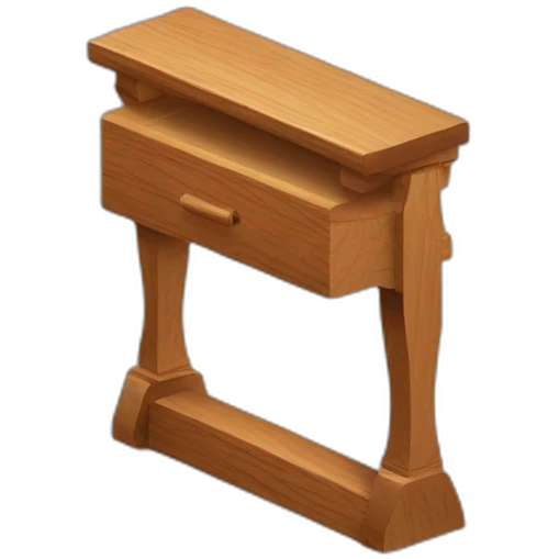 isometric woodworking book emoji