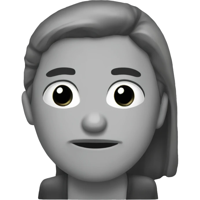 sihluhette of untrustworthy person. emoji
