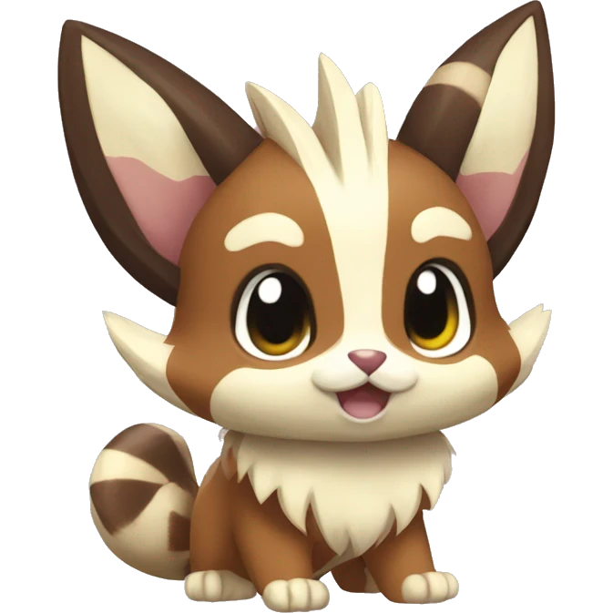 Furret Eevee Zigzagoon emoji
