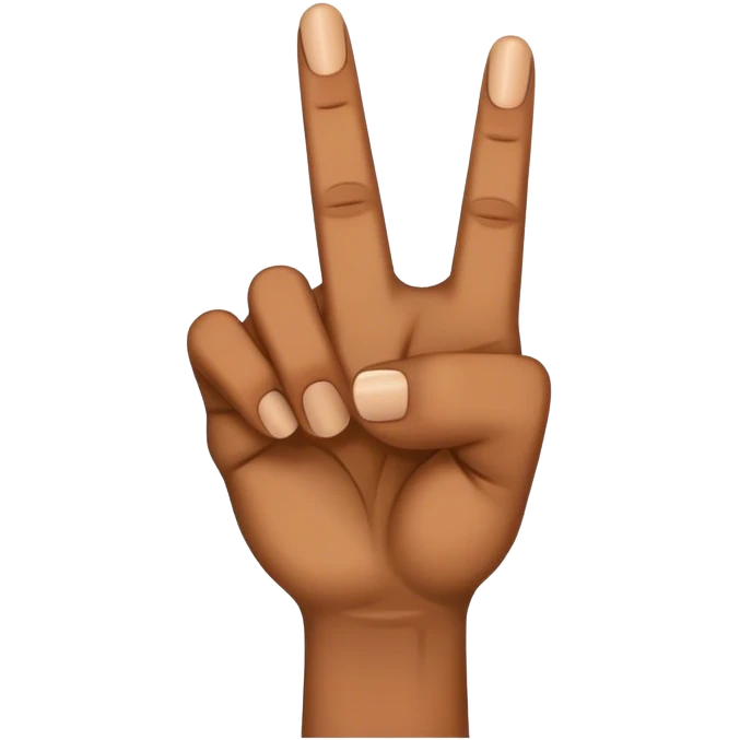 Middle finger emoji