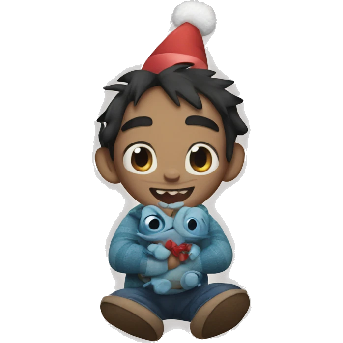 Stitch Christmas  emoji