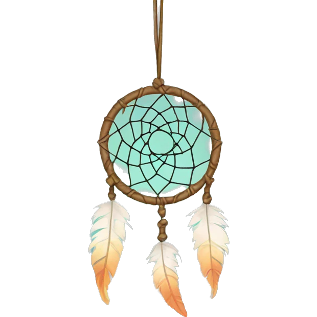 a hanging dreamcatcher  emoji