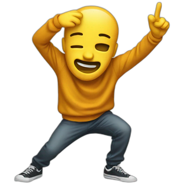 Emoji dab emoji