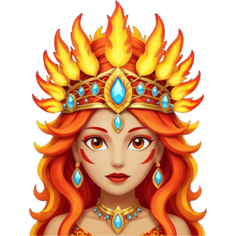 flame queen emoji