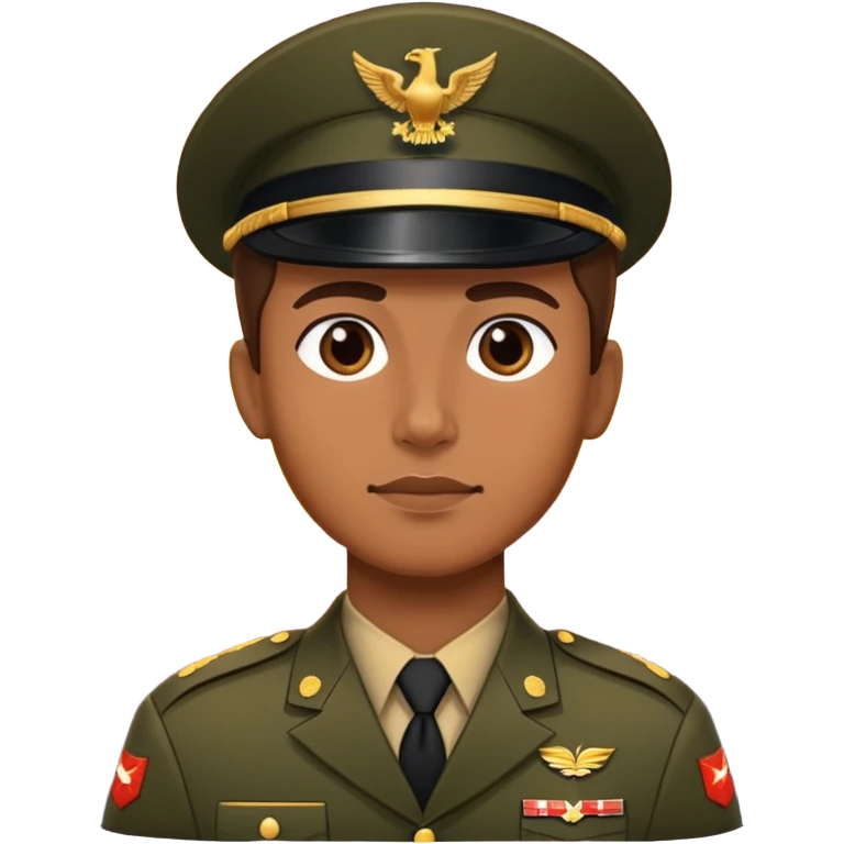 Солдат верхмахта смотрит на закат emoji