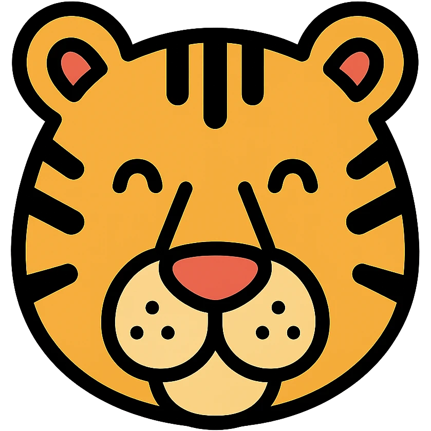 tiger face emoji