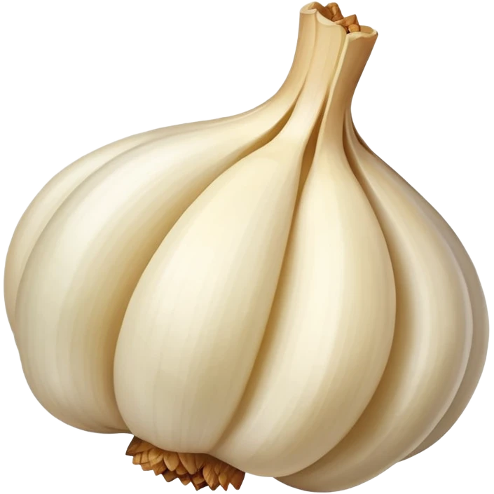 peeled garlic only one clove  emoji
