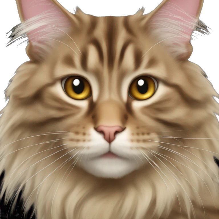 Cat Maine coon emoji