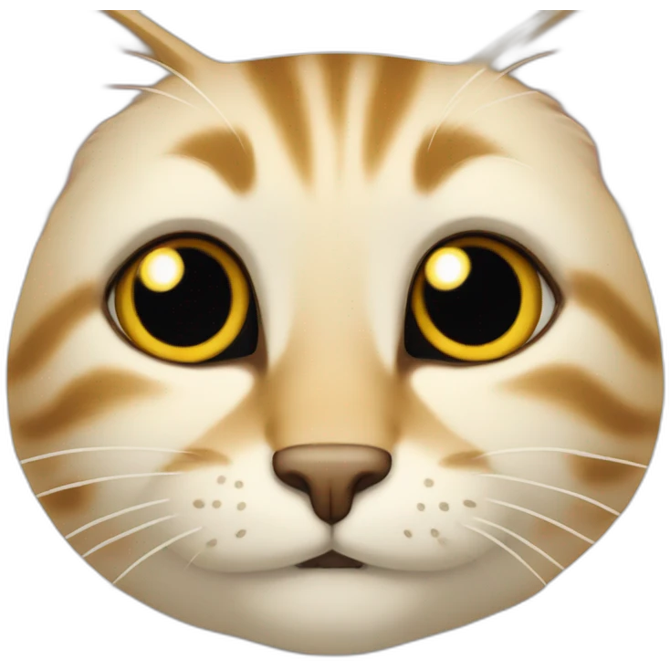 Un chat qui fait un doigt emoji