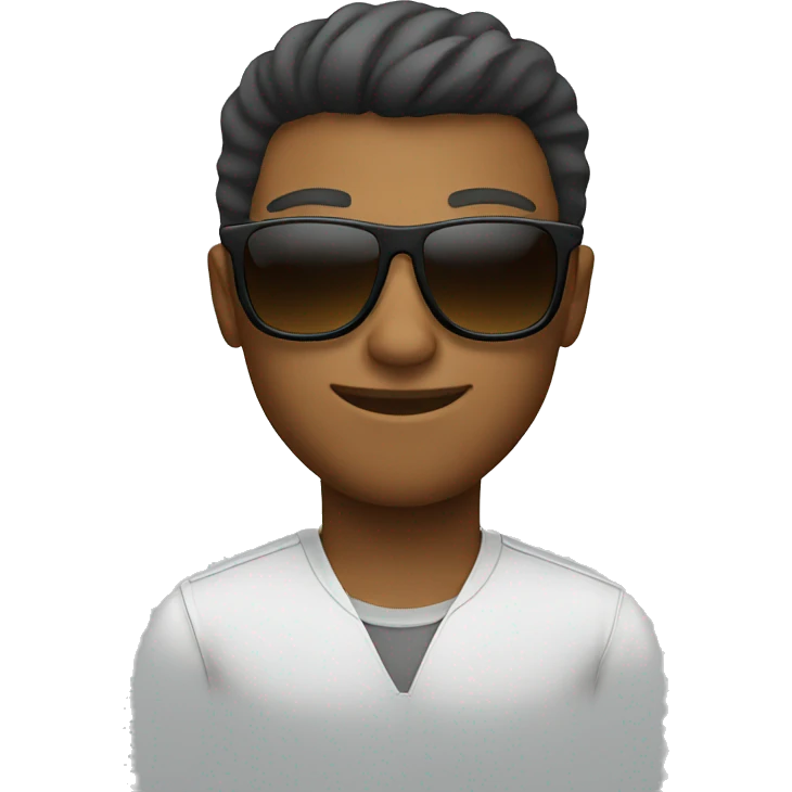 cool dude in sunglasses emoji