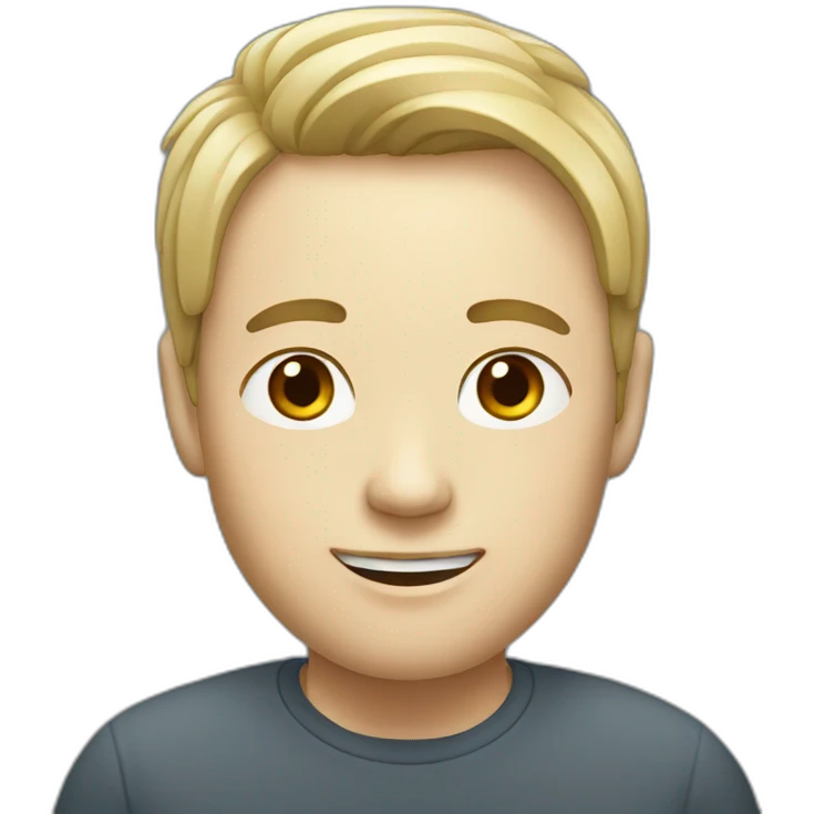 chinese speaking white guy emoji