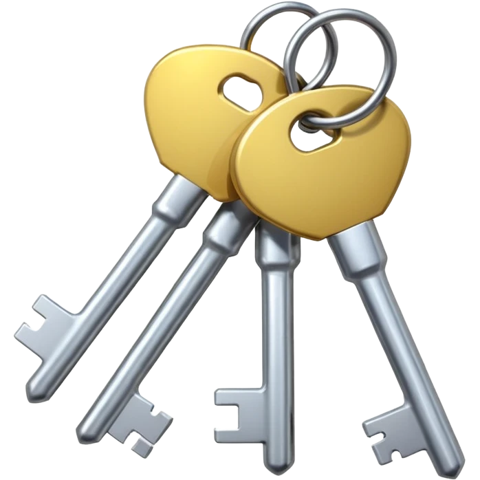 monton de llaves de casa emoji