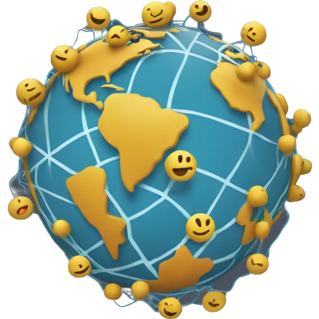 Word Global network emoji