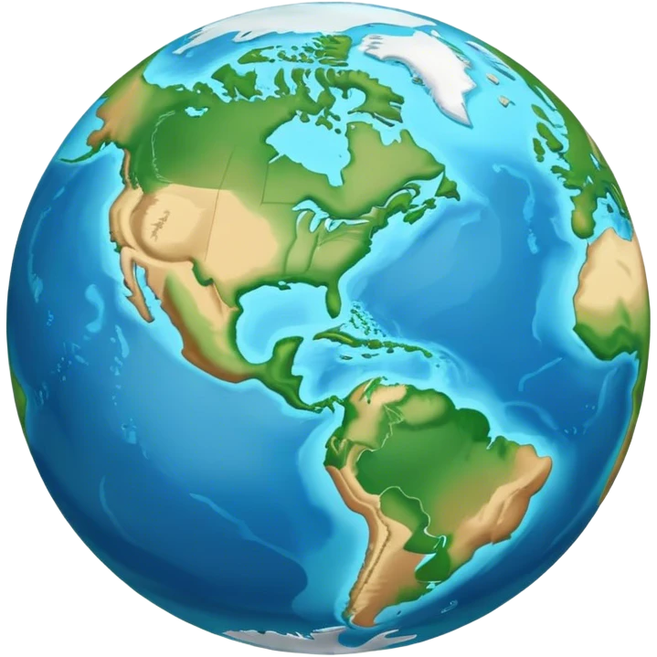 Planet Earth supercontinent Pangaea emoji