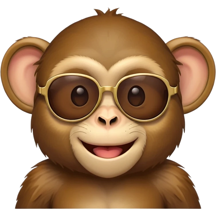monkey wearing sunglasses  emoji