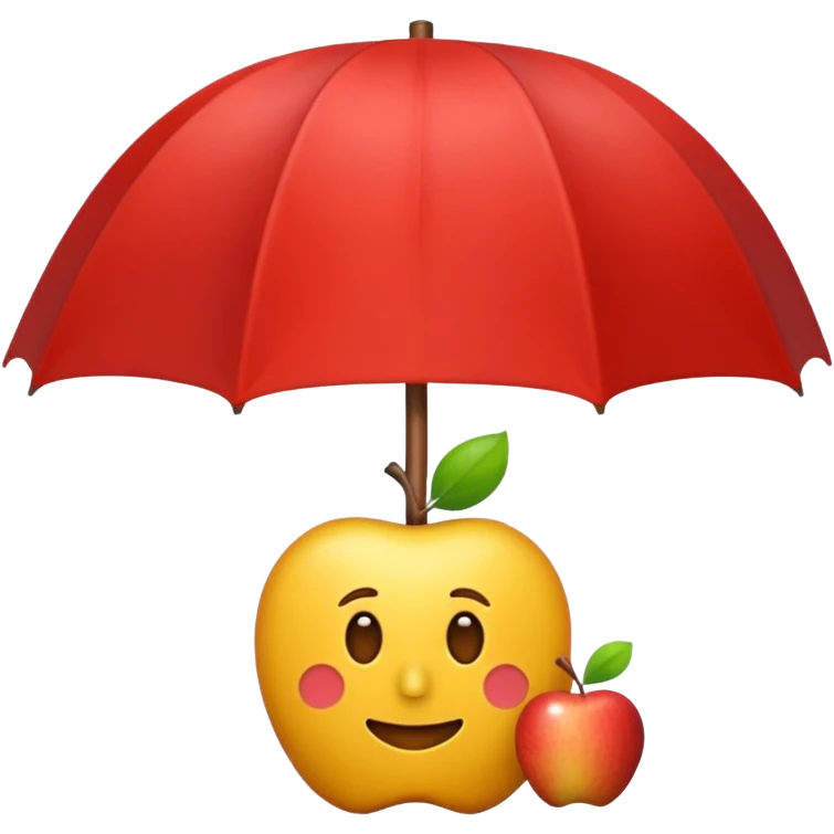 Erstelle mir einen Fallschirmspringer im Apple Emoji style emoji