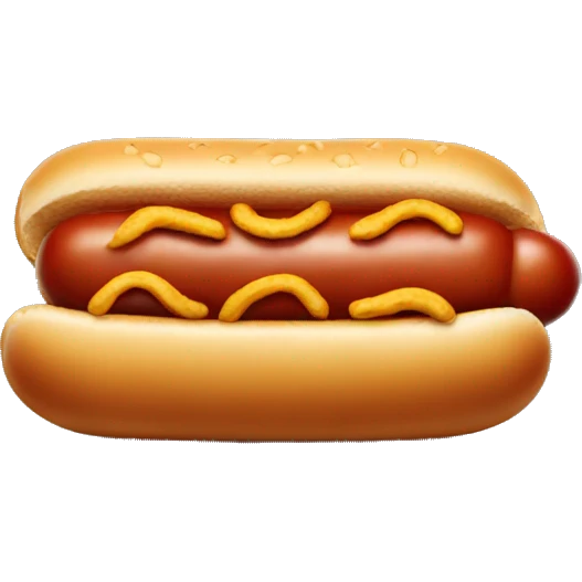 Dog hotdog emoji