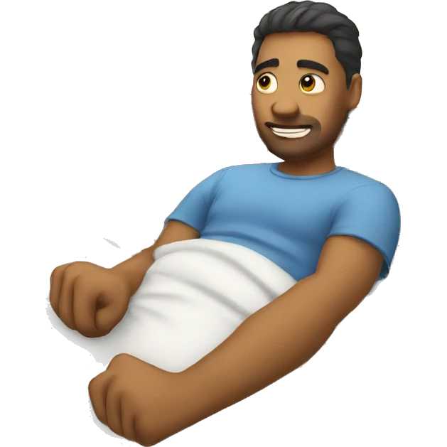 MAN WAKING UP emoji