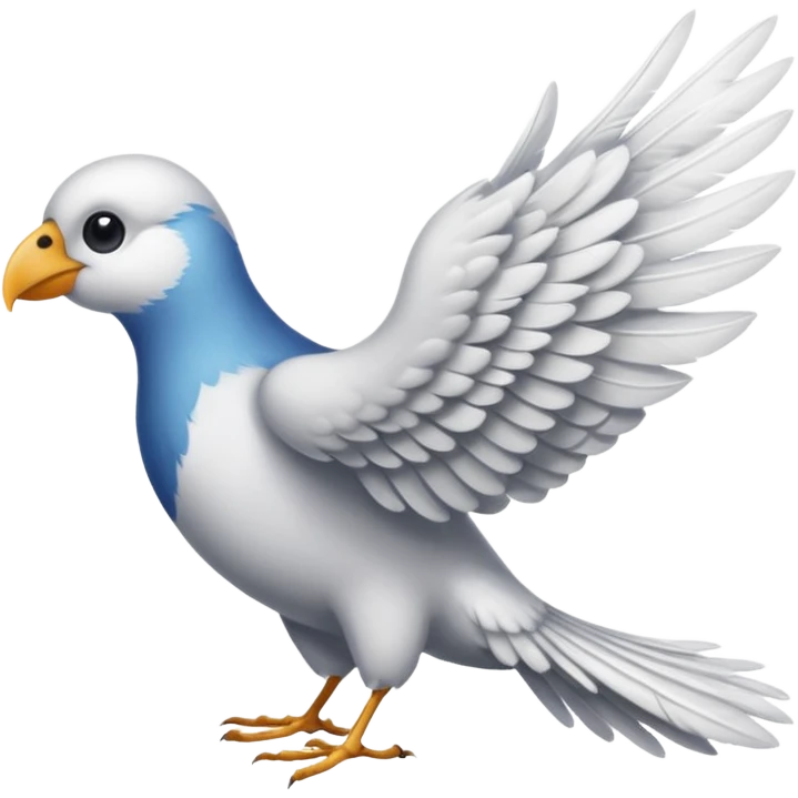 Single Wings of left side emoji