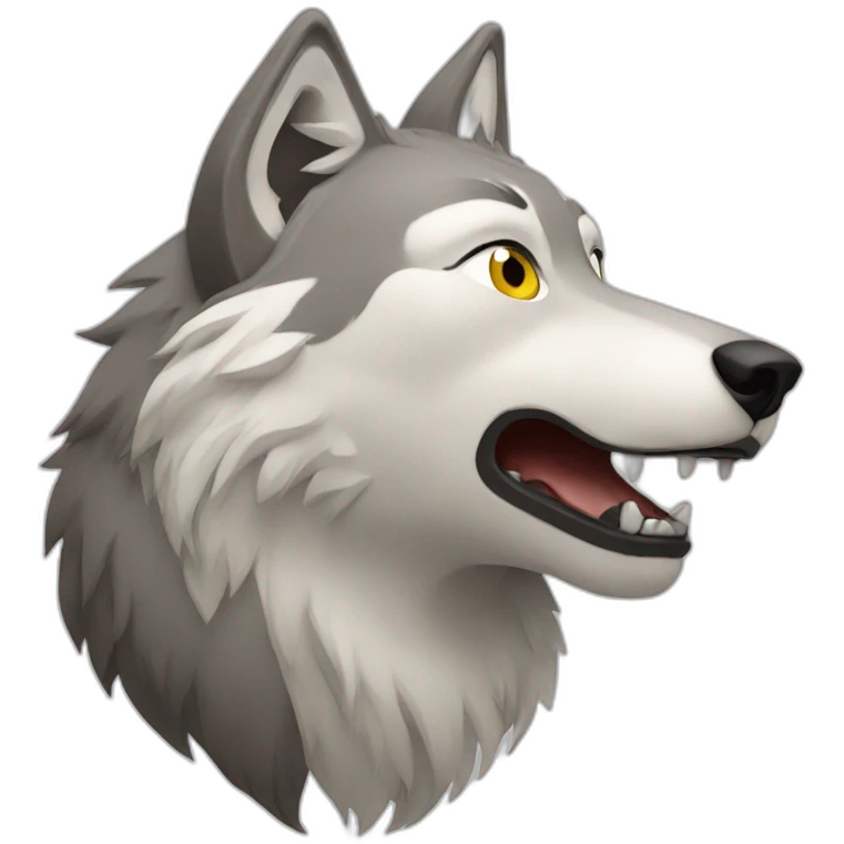 Wolf from tibet emoji