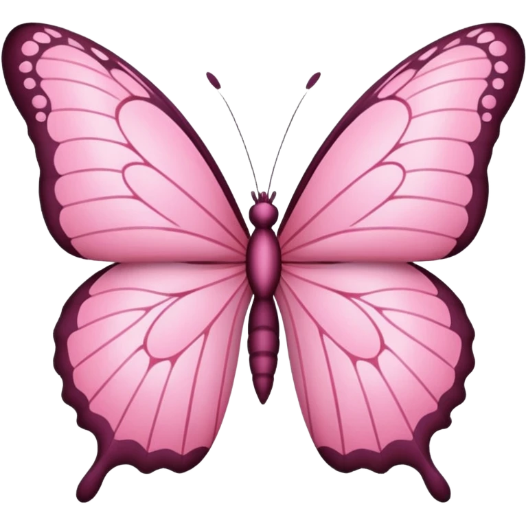 Pink butterfly  emoji