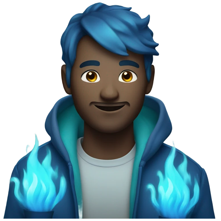 blue fire emoji