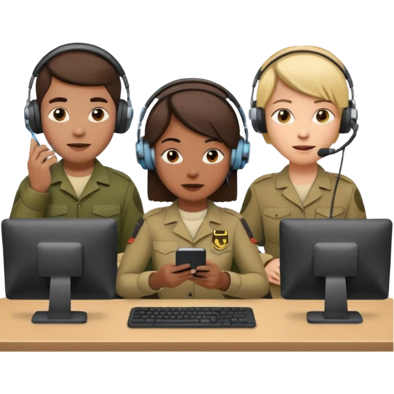 make a scamer call center emoji whit yt grenade hub emjoi emoji