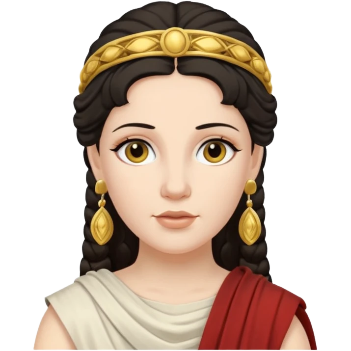Ancient roman Women with Earrings emoji