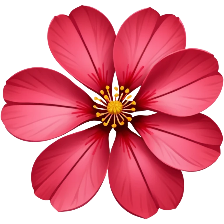 Red sakura emoji