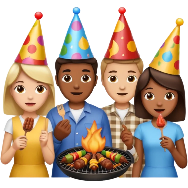 Bbq party emoji