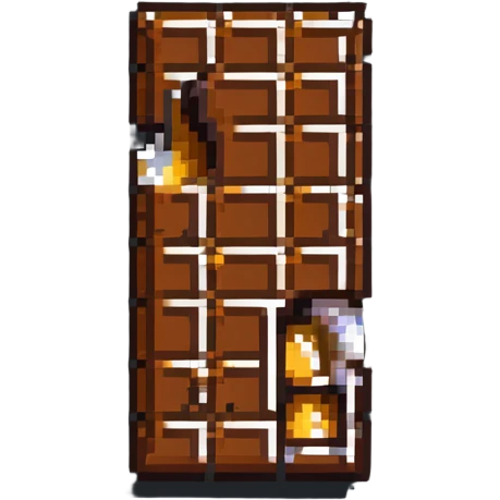 chocolate bar with honey on top emoji