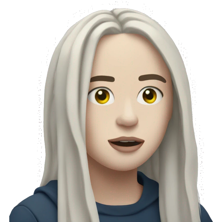 billie eilish in the lunch music video  emoji