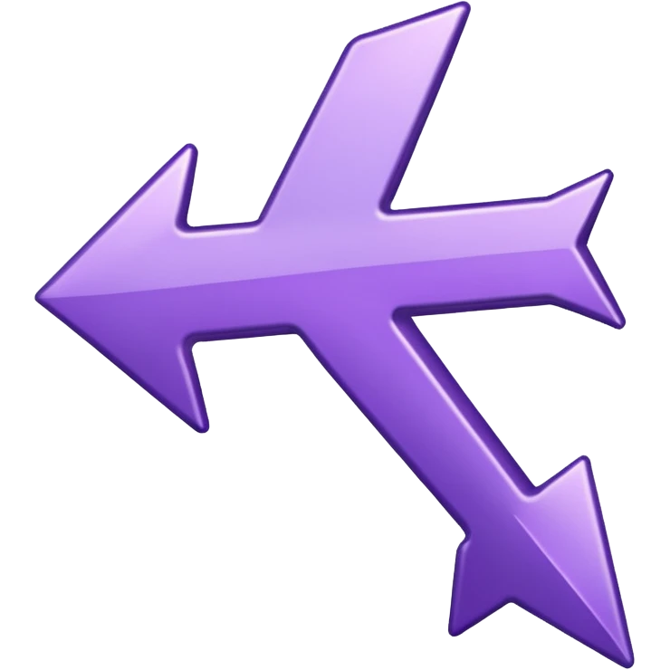 seta para direita roxa emoji