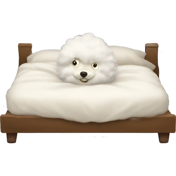 Comfieste fluffy bed emoji