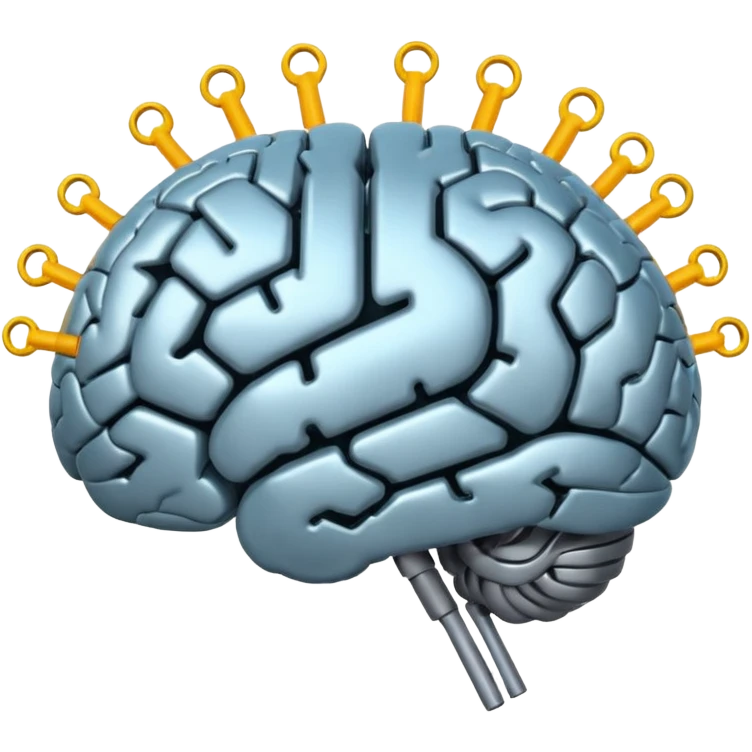 a second brain connected to a project emoji