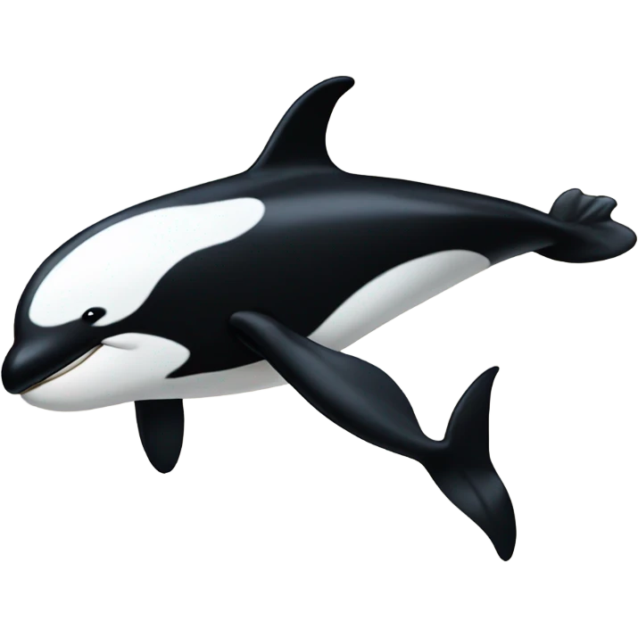 Orca whale with a football jersey and muscles  emoji