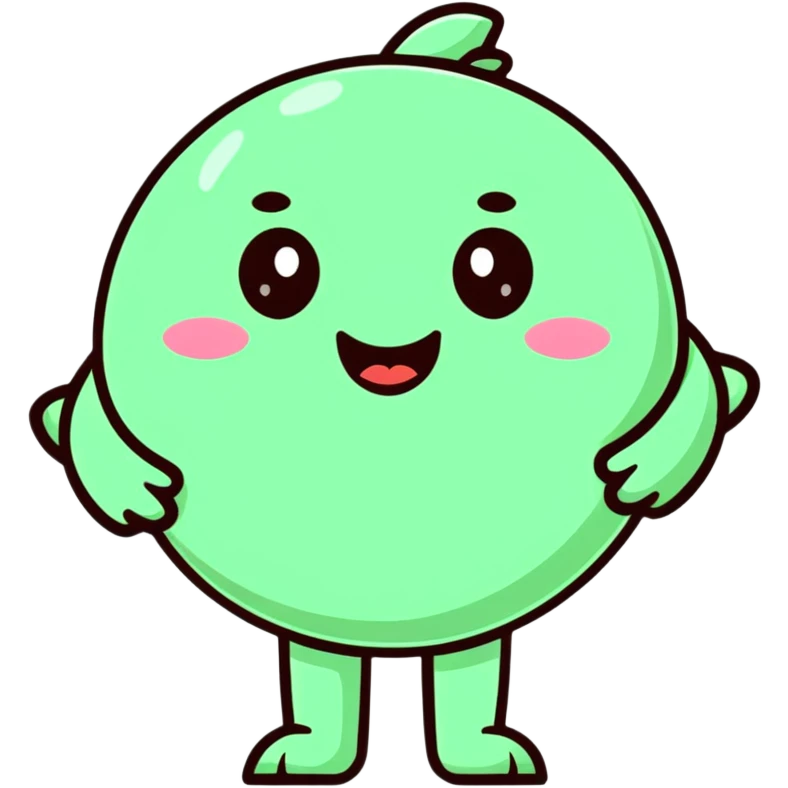 cartoon character with relieved expression after using bathroom emoji