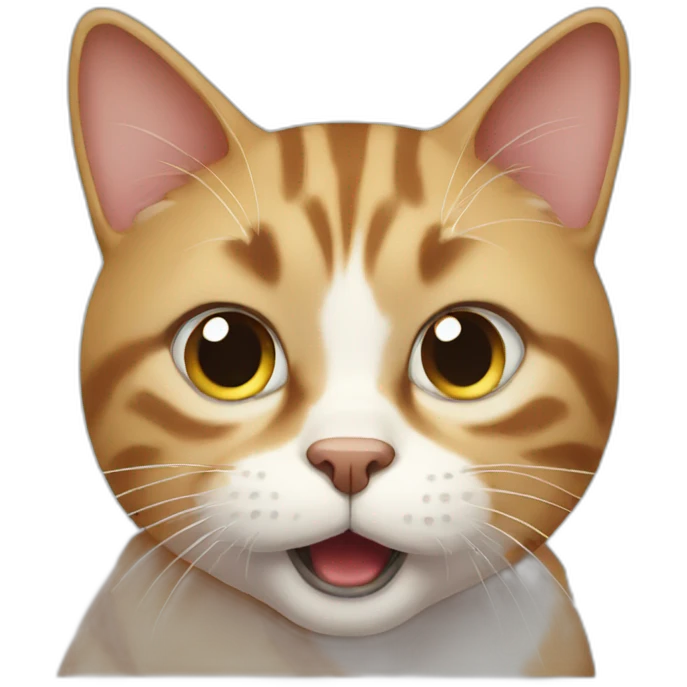 Shocked cat  emoji