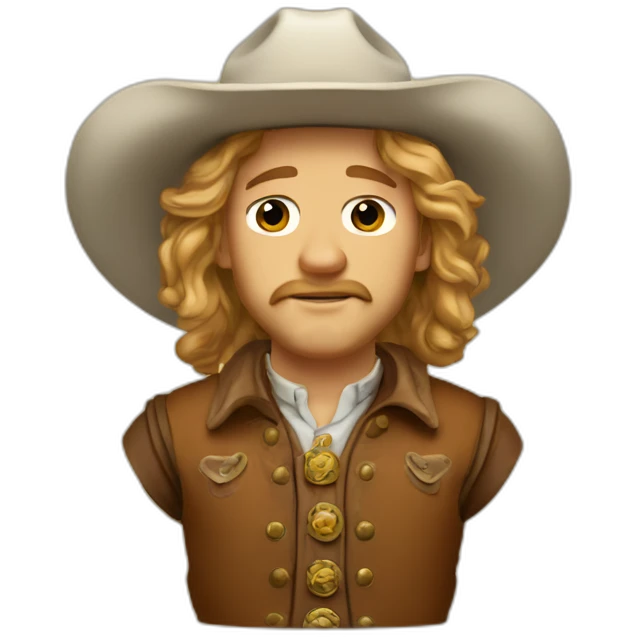cute buffalo bill cody emoji