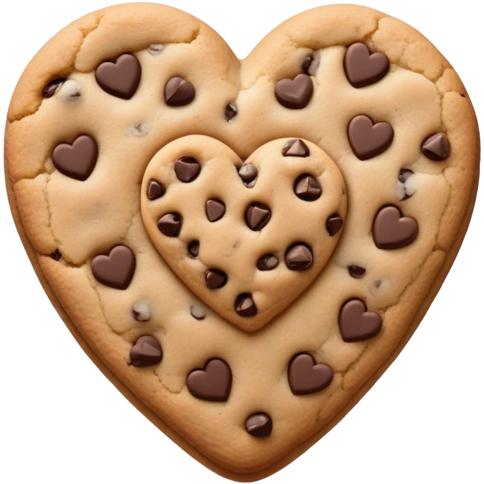 cookie heart with ;IGY6 written across emoji