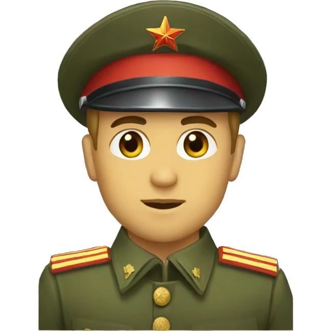 the USSR Soldier emoji