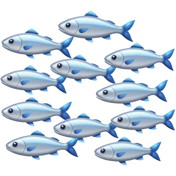 school of tiny minnows emoji