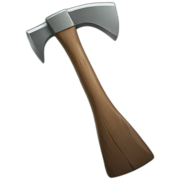 small forest axe emoji